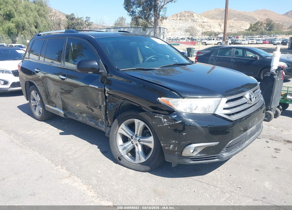2013 TOYOTA HIGHLANDER LIMITED V6 VIN: 5TDYK3EH8DS117471