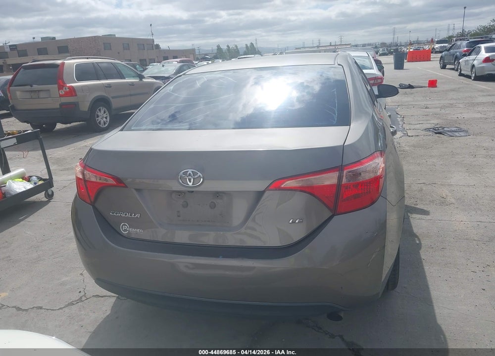 2017 TOYOTA COROLLA LE VIN: 5YFBURHE7HP672477