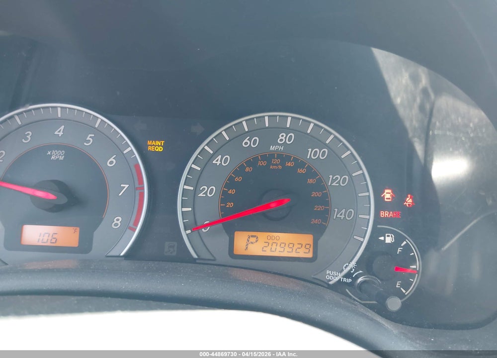 2010 TOYOTA COROLLA S VIN: 2T1BU4EE3AC474279