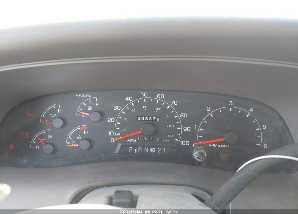 2001 FORD EXCURSION LIMITED VIN: 1FMNU43S31EA01058