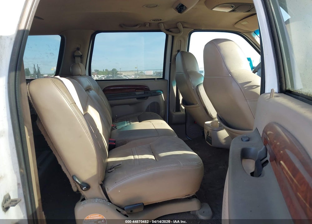 2001 FORD EXCURSION LIMITED VIN: 1FMNU43S31EA01058