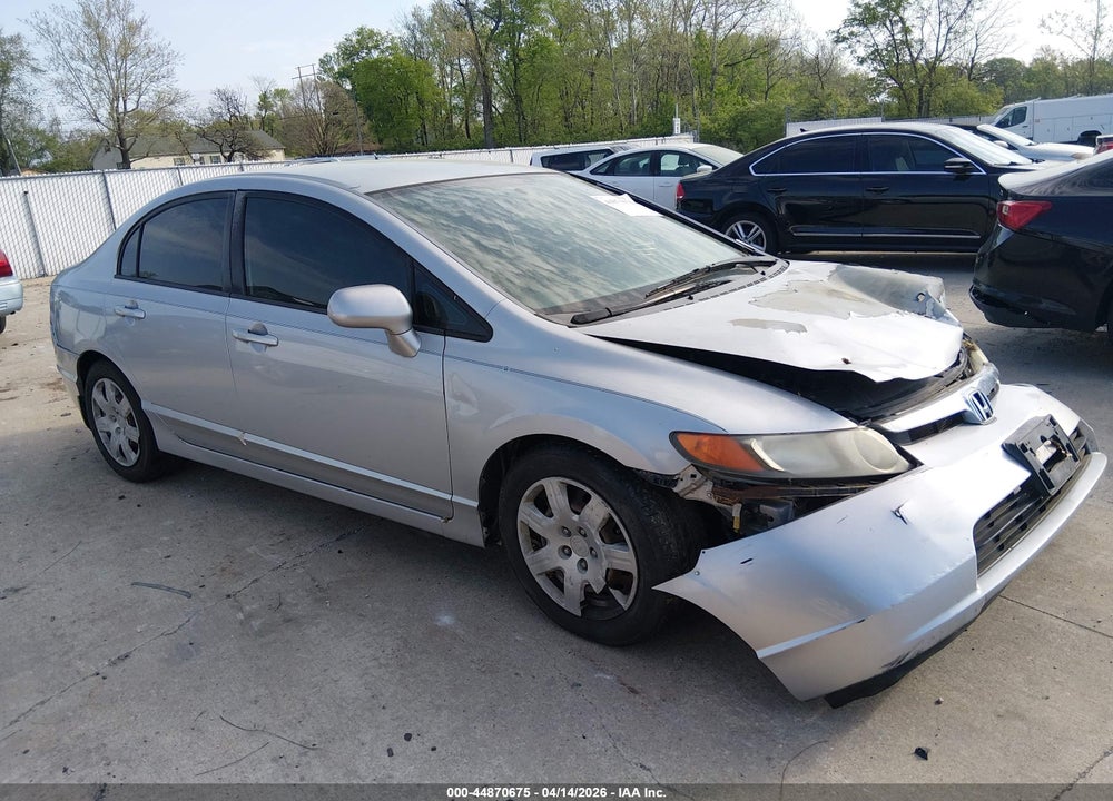 2007 HONDA CIVIC LX VIN: 2HGFA16587H310839