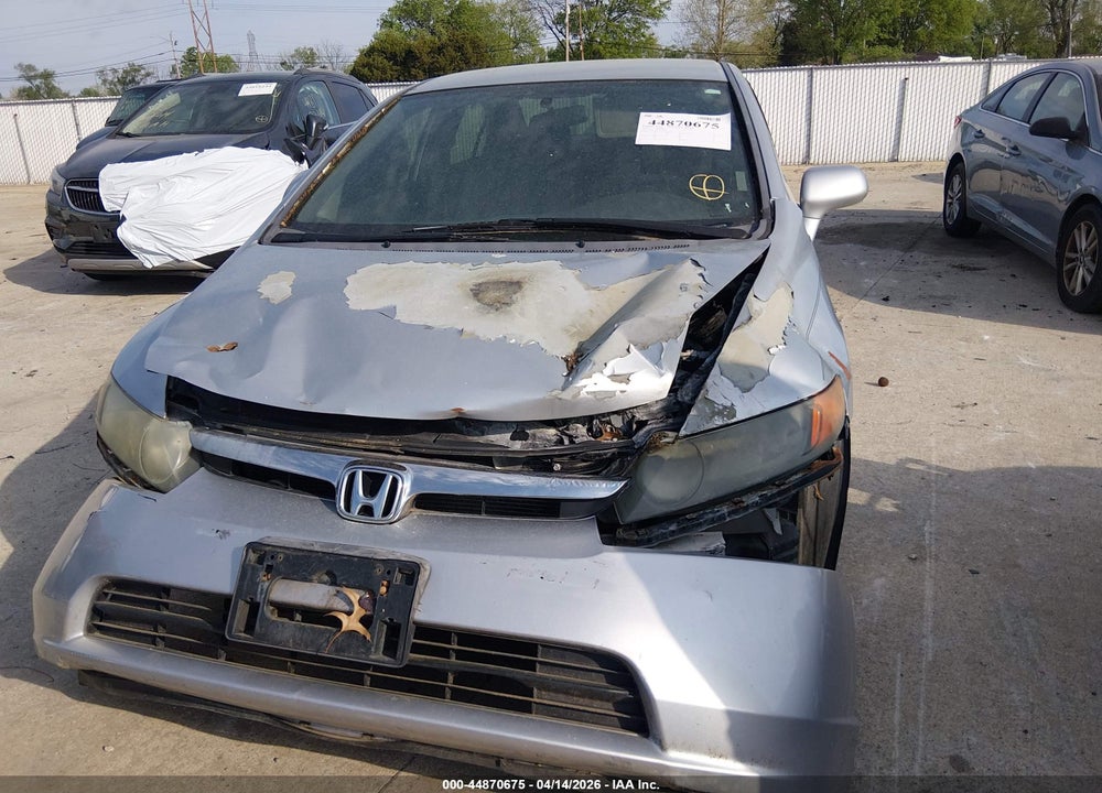 2007 HONDA CIVIC LX VIN: 2HGFA16587H310839