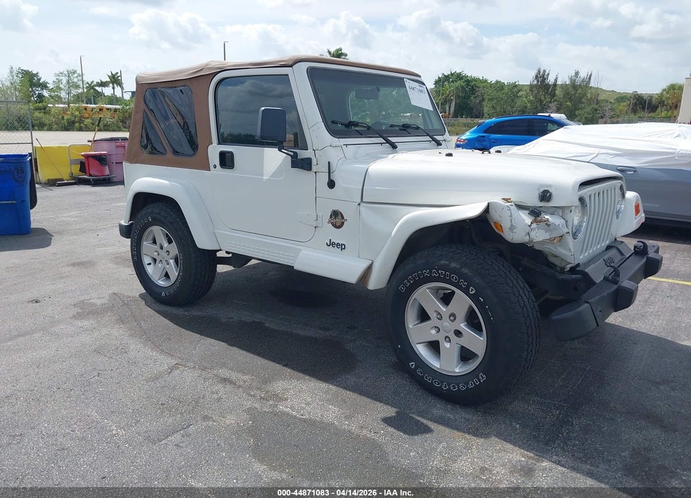 2000 JEEP WRANGLER SAHARA VIN: 1J4FA59S6YP773934