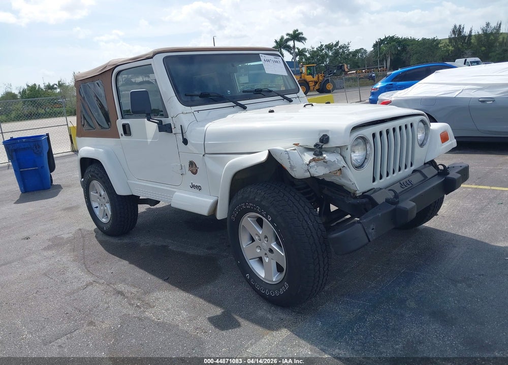 2000 JEEP WRANGLER SAHARA VIN: 1J4FA59S6YP773934
