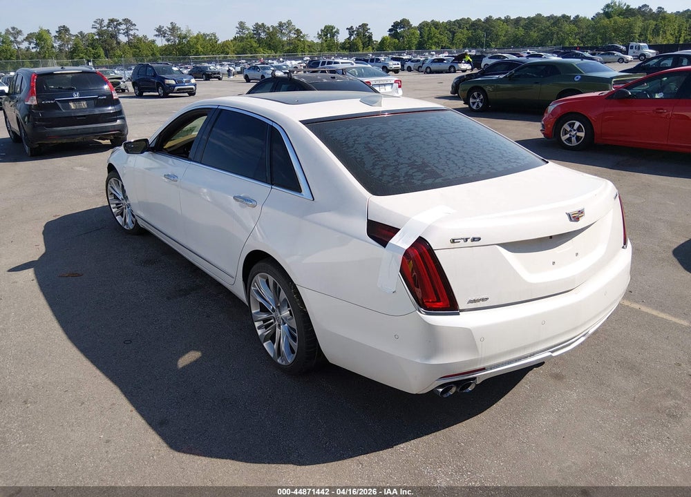 2017 CADILLAC CT6 PLATINUM VIN: 1G6KN5R68HU172993