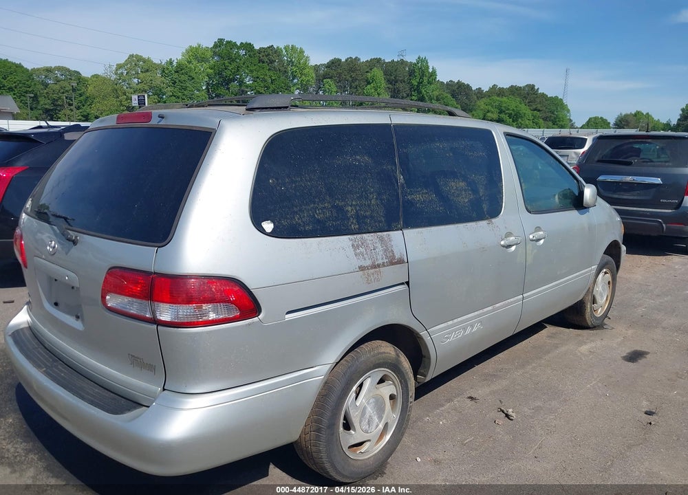 2002 TOYOTA SIENNA LE VIN: 4T3ZF13C72U421245
