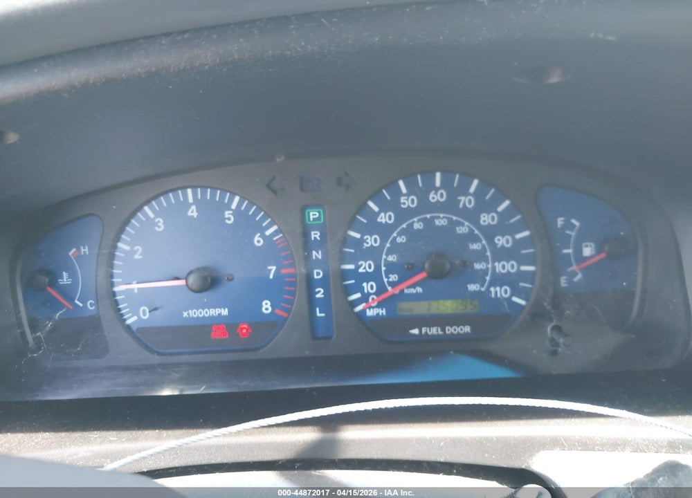 2002 TOYOTA SIENNA LE VIN: 4T3ZF13C72U421245