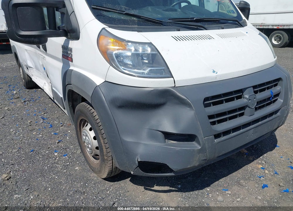 2017 RAM PROMASTER 2500 HIGH ROOF 159 WB VIN: 3C6TRVDG1HE542225