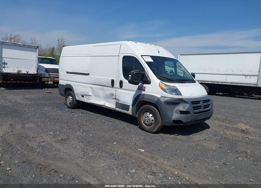 2017 RAM PROMASTER 2500 HIGH ROOF 159 WB VIN: 3C6TRVDG1HE542225