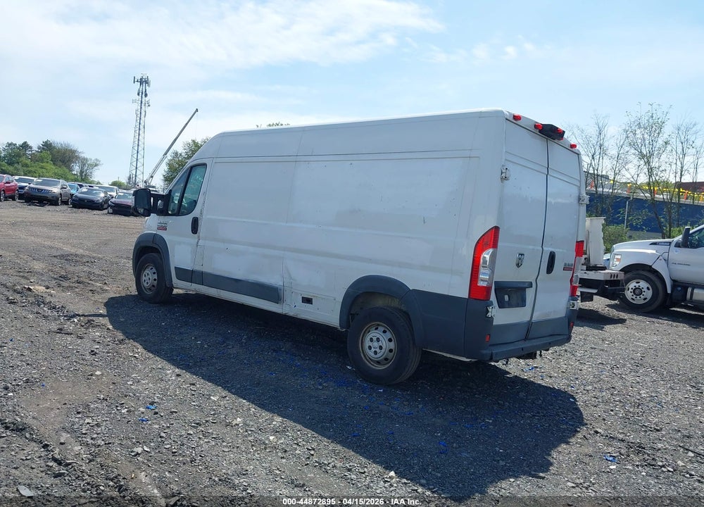 2017 RAM PROMASTER 2500 HIGH ROOF 159 WB VIN: 3C6TRVDG1HE542225