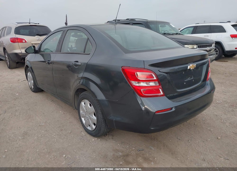 2017 CHEVROLET SONIC LS AUTO VIN: 1G1JB5SHXH4149947