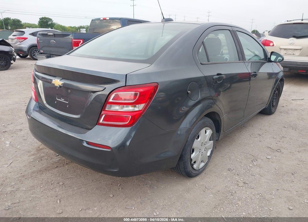 2017 CHEVROLET SONIC LS AUTO VIN: 1G1JB5SHXH4149947