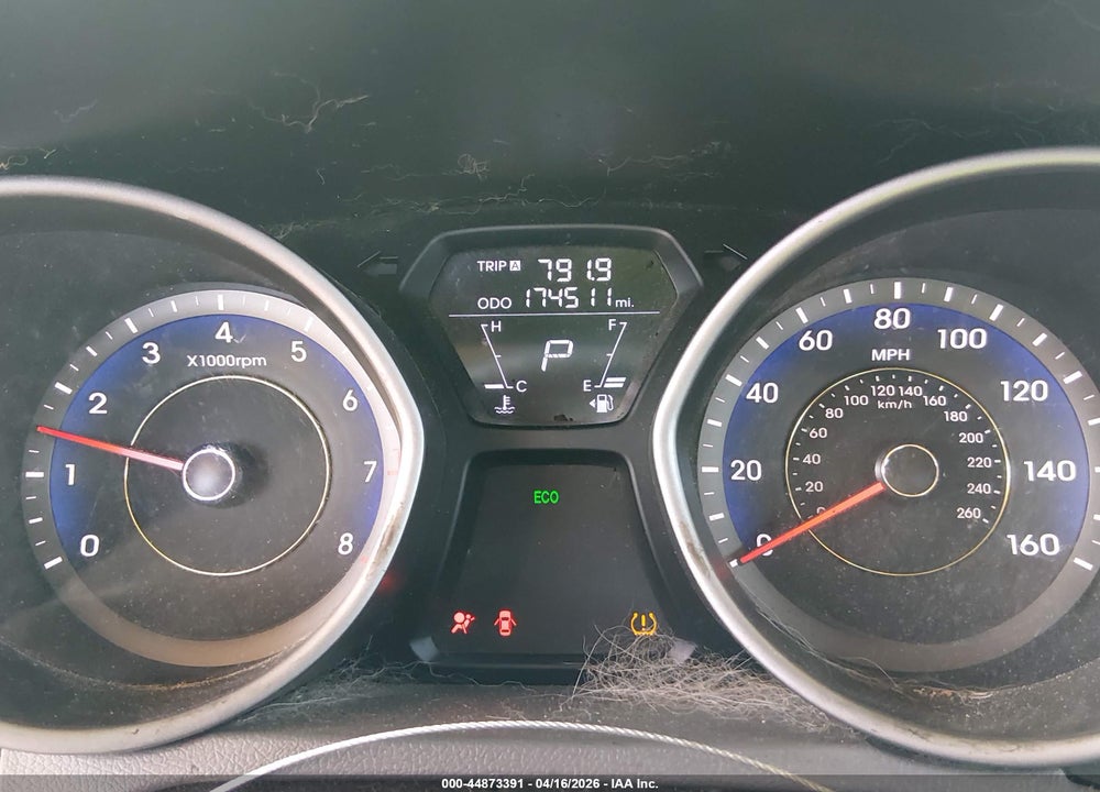 2013 HYUNDAI ELANTRA GLS VIN: KMHDH4AE6DU790720