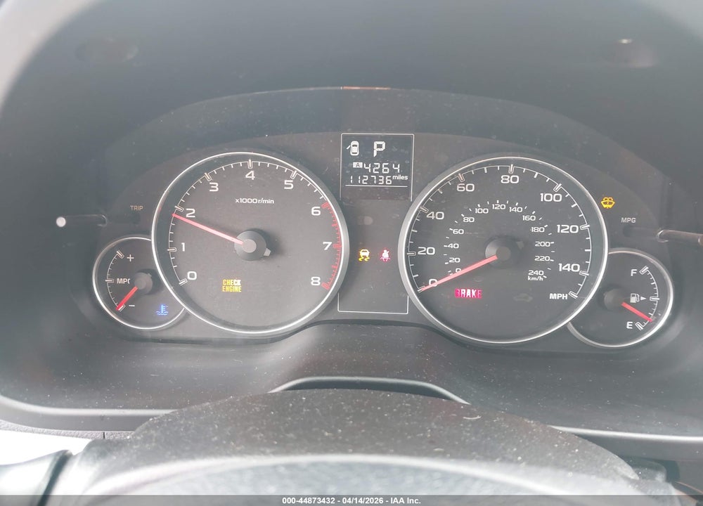 2014 SUBARU OUTBACK 2.5I VIN: 4S4BRBAC1E3219554