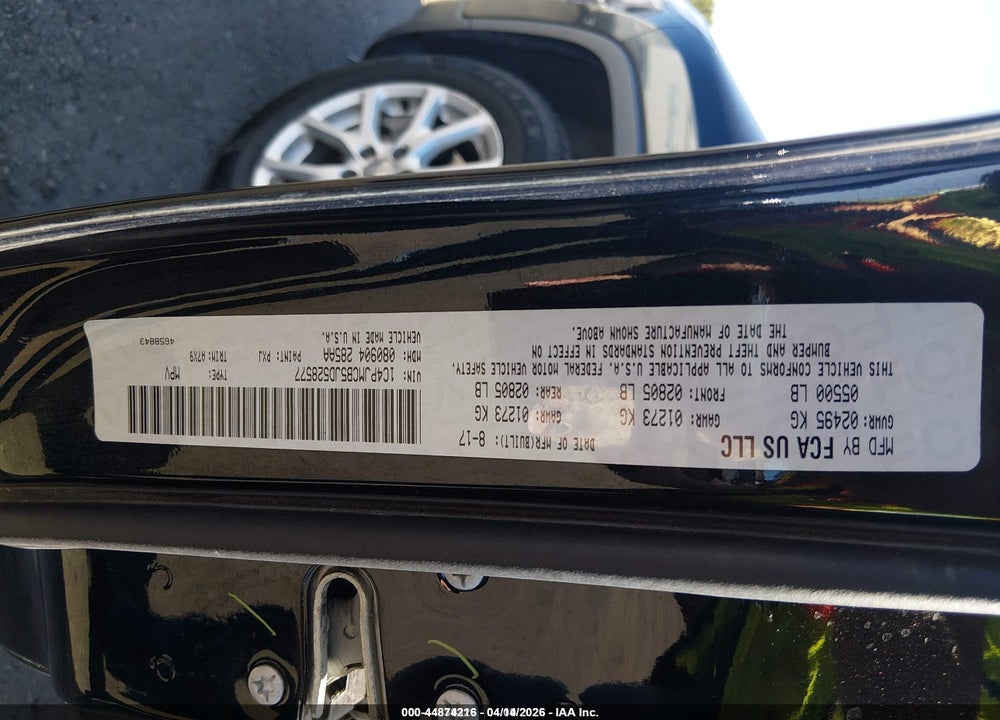 2018 JEEP CHEROKEE LATITUDE 4X4 VIN: 1C4PJMCB5JD528577