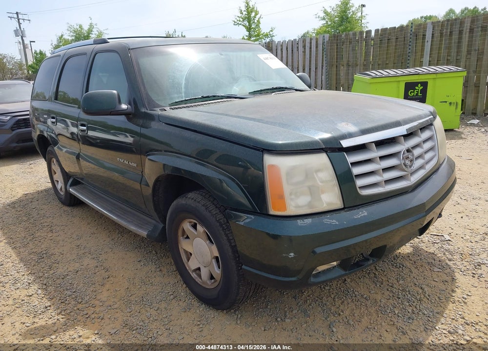 2002 CADILLAC ESCALADE STANDARD VIN: 1GYEK63NX2R108127
