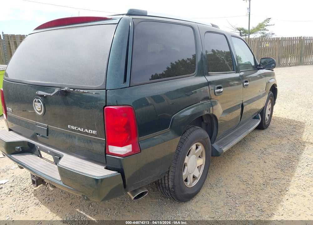 2002 CADILLAC ESCALADE STANDARD VIN: 1GYEK63NX2R108127