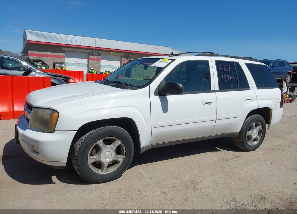 2008 CHEVROLET TRAILBLAZER LT VIN: 1GNDT13S782140887