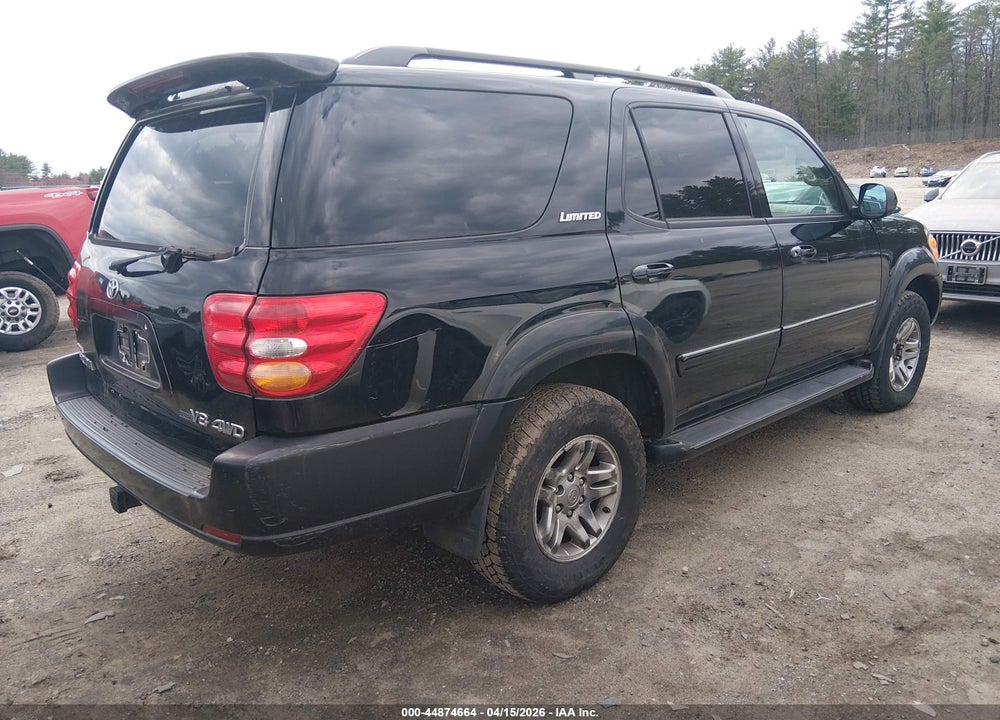 2003 TOYOTA SEQUOIA LIMITED V8 VIN: 5TDBT48AX3S138974