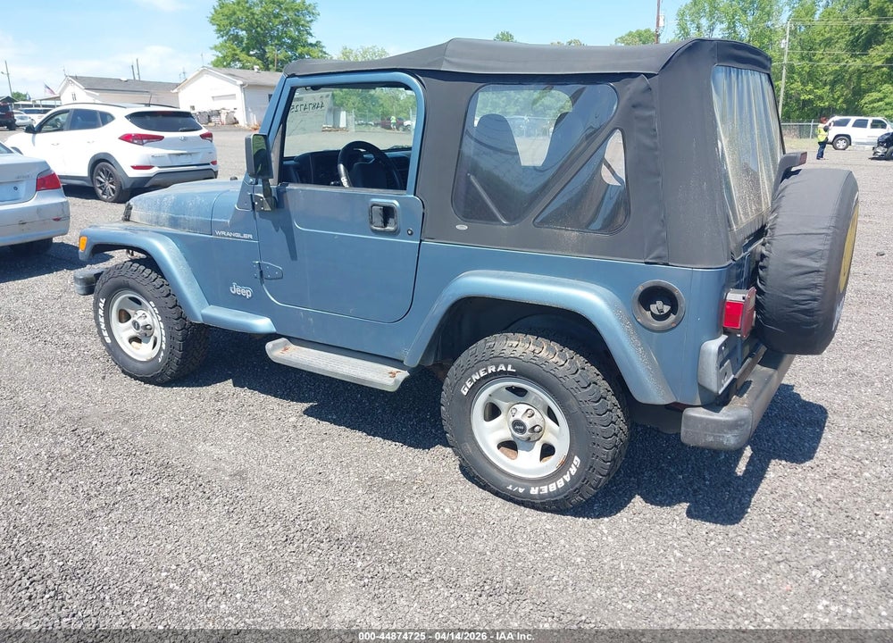 1999 JEEP WRANGLER SE VIN: 1J4FY29P2XP482951