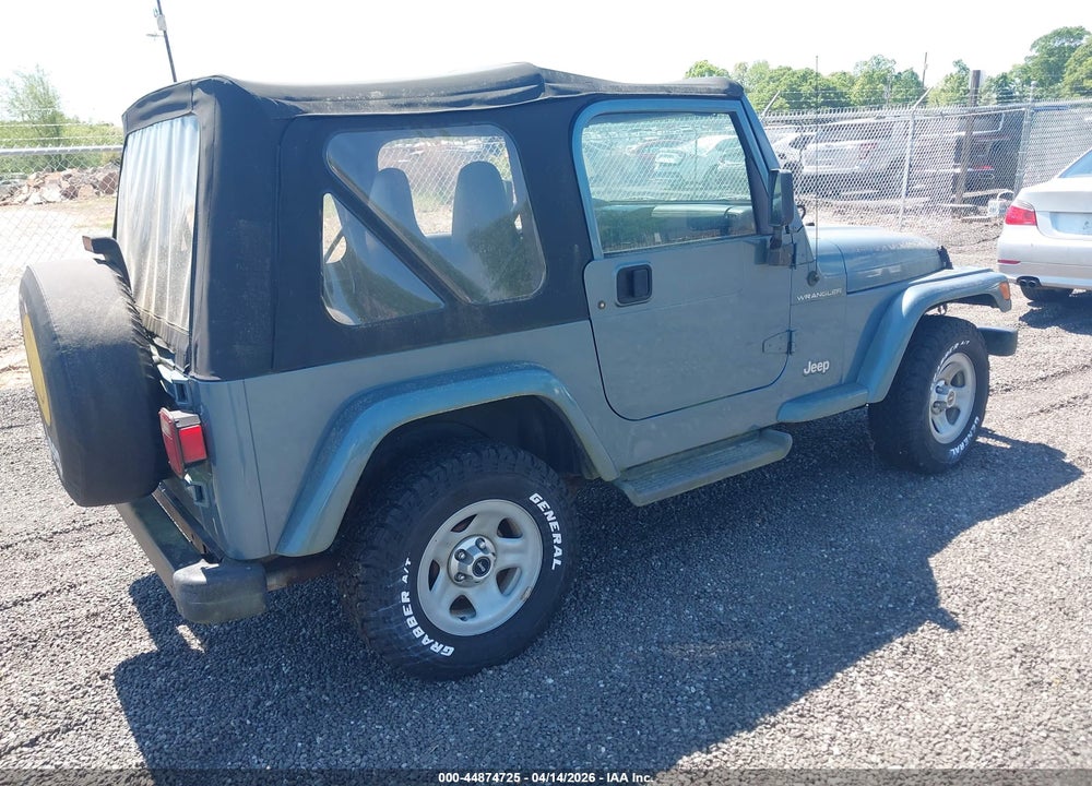 1999 JEEP WRANGLER SE VIN: 1J4FY29P2XP482951