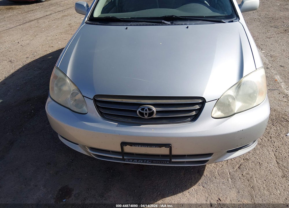 2003 TOYOTA COROLLA LE VIN: JTDBR32E830037035