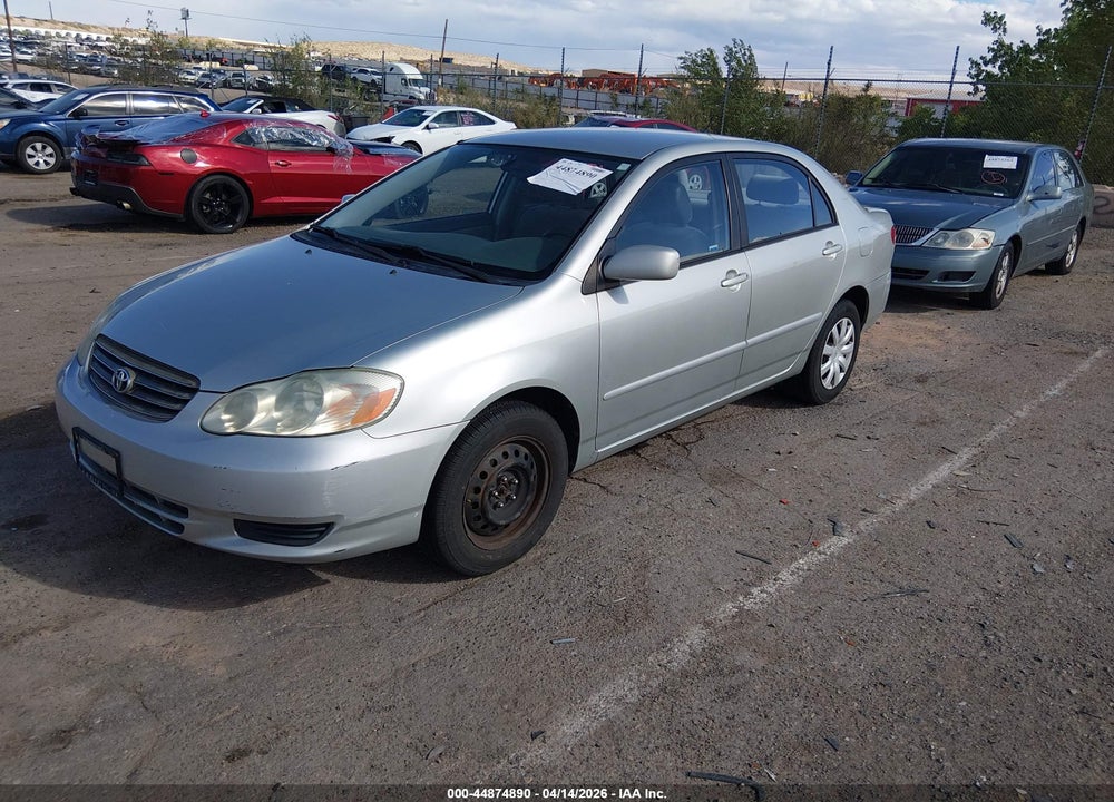 2003 TOYOTA COROLLA LE VIN: JTDBR32E830037035