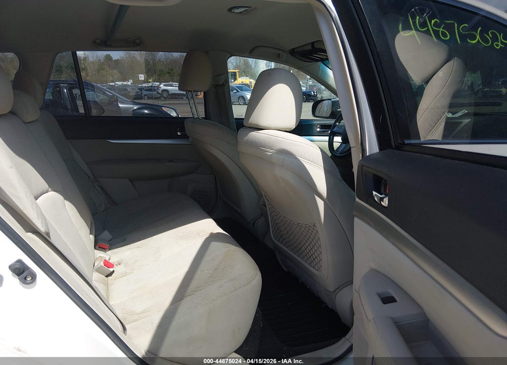 2011 SUBARU OUTBACK 2.5I PREMIUM VIN: 4S4BRBCC3B3347562
