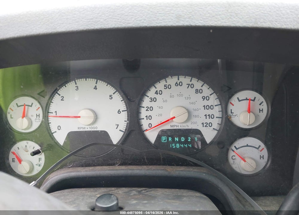 2007 DODGE RAM 1500 SLT VIN: 1D7HA16N87J580164