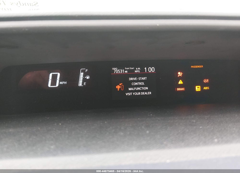2016 TOYOTA PRIUS C TWO VIN: JTDKDTB36G1132562