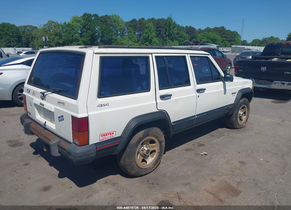 1996 JEEP CHEROKEE SPORT/CLASSIC VIN: 1J4FJ68S6TL216058