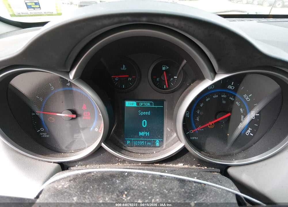 2015 CHEVROLET CRUZE LS AUTO VIN: 1G1PA5SG4F7231995