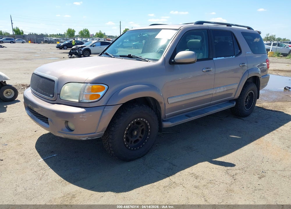 2002 TOYOTA SEQUOIA LIMITED V8 VIN: 5TDBT48AX2S075440