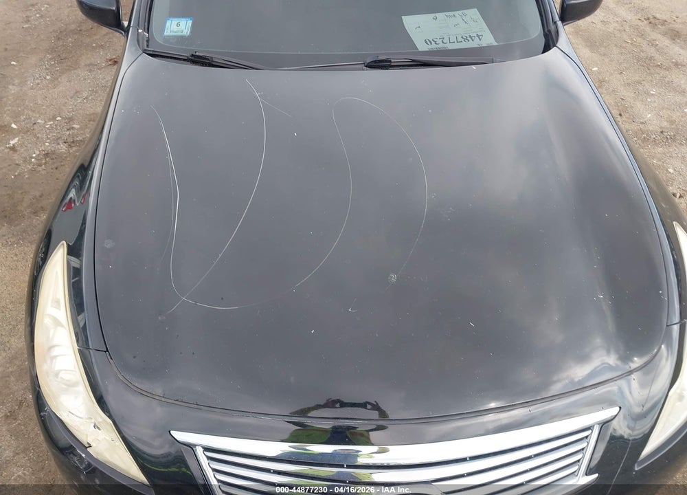 2010 INFINITI G37X VIN: JN1CV6AR2AM454228