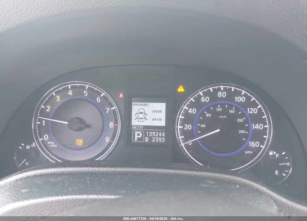 2010 INFINITI G37X VIN: JN1CV6AR2AM454228