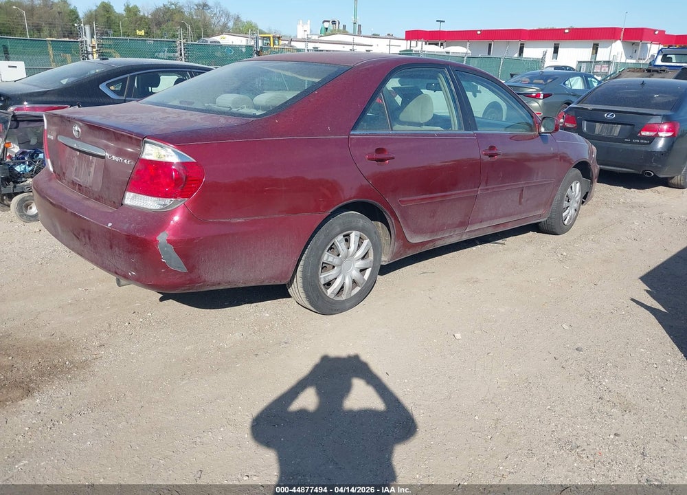 2006 TOYOTA CAMRY LE VIN: 4T1BE30K36U162960