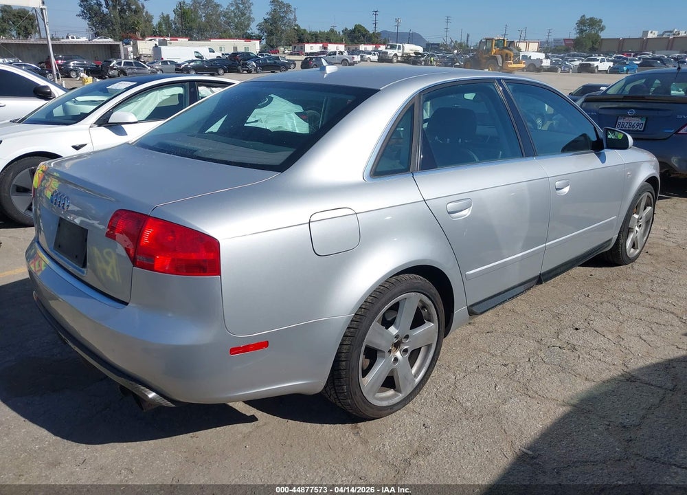 2008 AUDI A4 3.2 VIN: WAUDH78E08A168663
