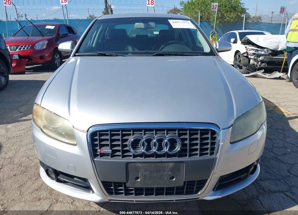 2008 AUDI A4 3.2 VIN: WAUDH78E08A168663