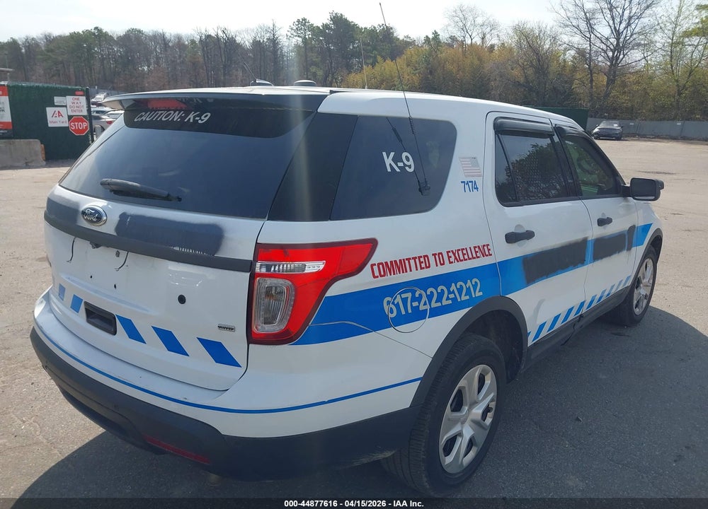 2014 FORD UTILITY POLICE INTERCEPTOR VIN: 1FM5K8ARXEGB02461