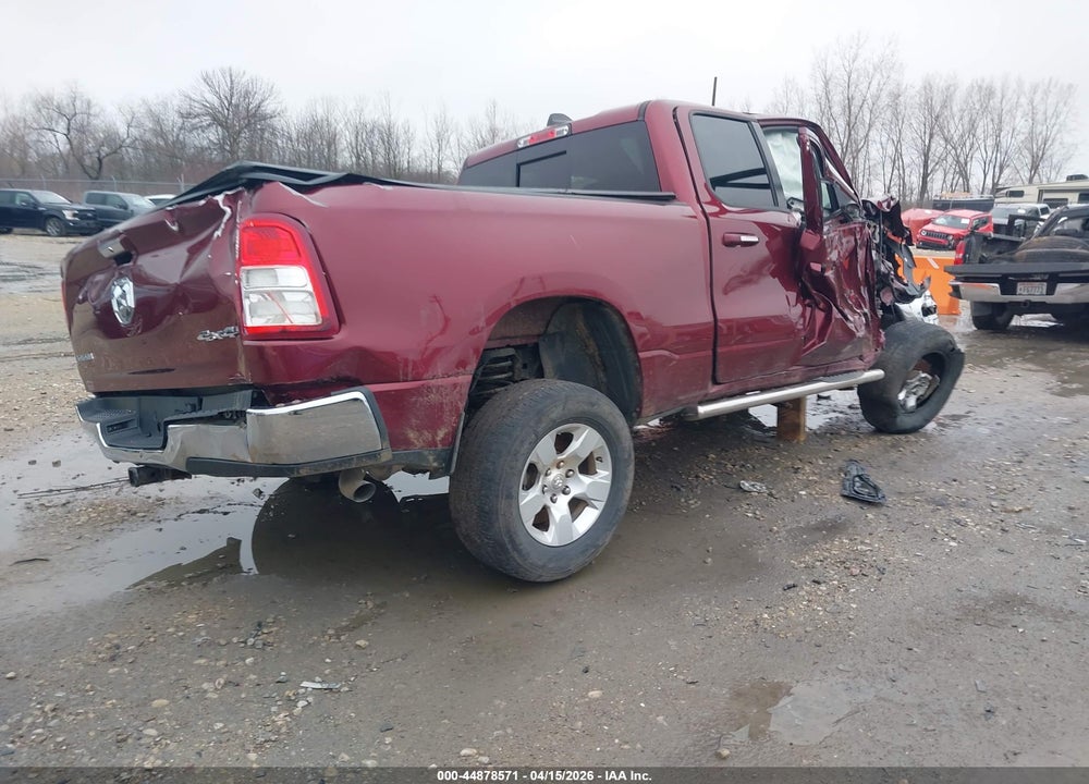 2020 RAM 1500 BIG HORN  4X4 6'4 BOX VIN: 1C6RRFBGXLN327188