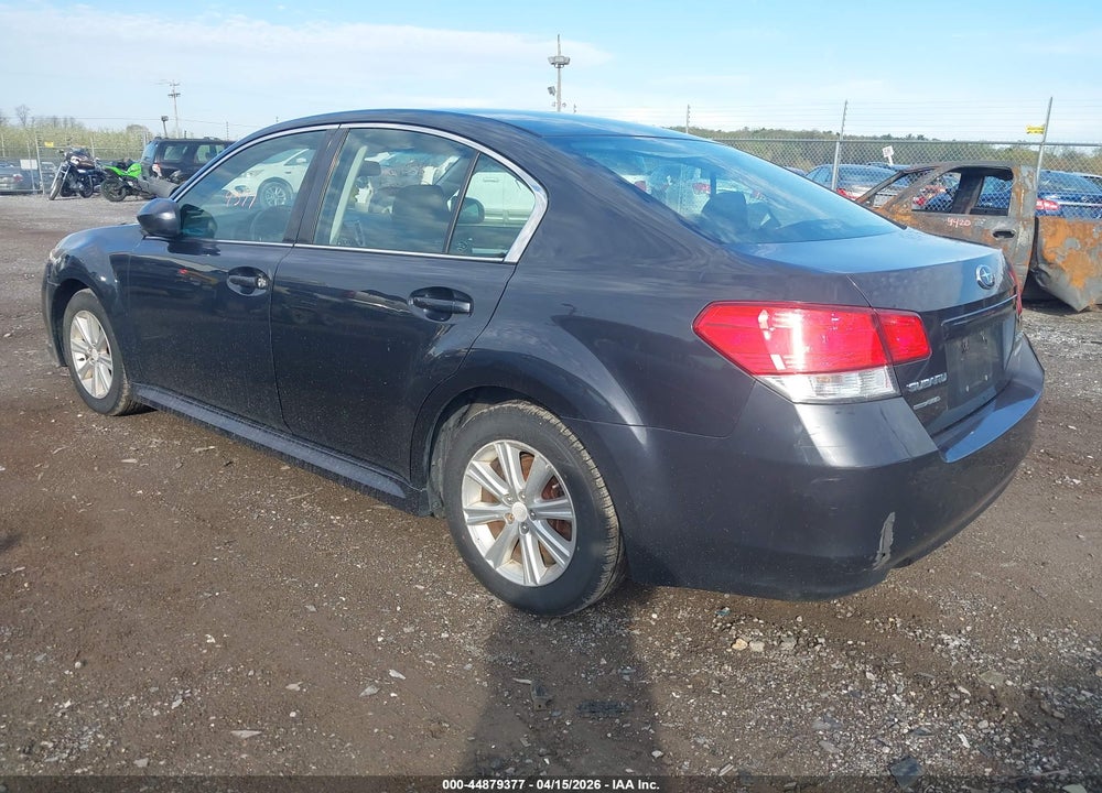 2011 SUBARU LEGACY 2.5I PREM AWP VIN: 4S3BMBC68B3235420
