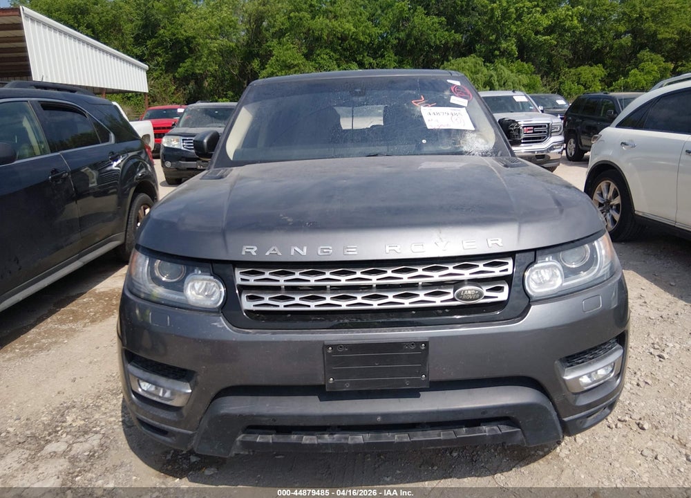2016 LAND ROVER RANGE ROVER SPORT 3.0L V6 SUPERCHARGED HSE VIN: SALWR2VF0GA636214