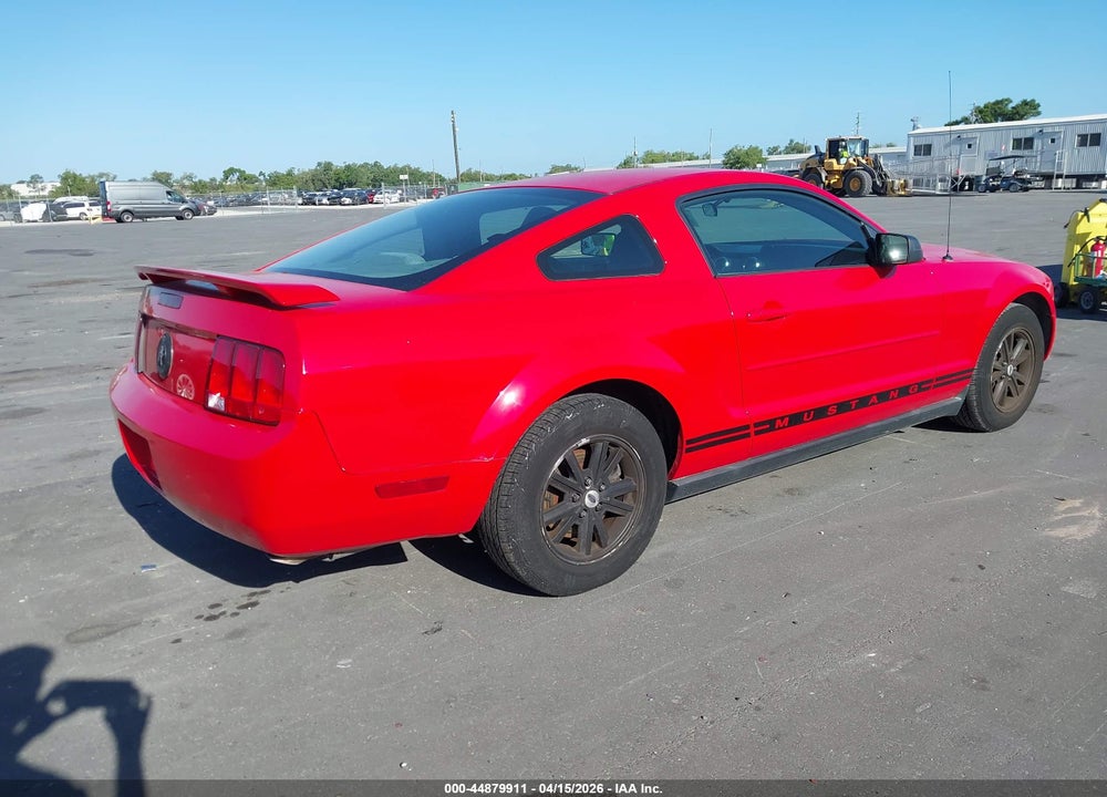 2006 FORD MUSTANG V6 VIN: 1ZVFT80N165202527