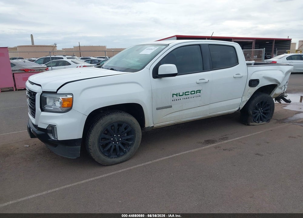 2022 GMC CANYON 2WD  SHORT BOX ELEVATION VIN: 1GTG5CEN6N1157068