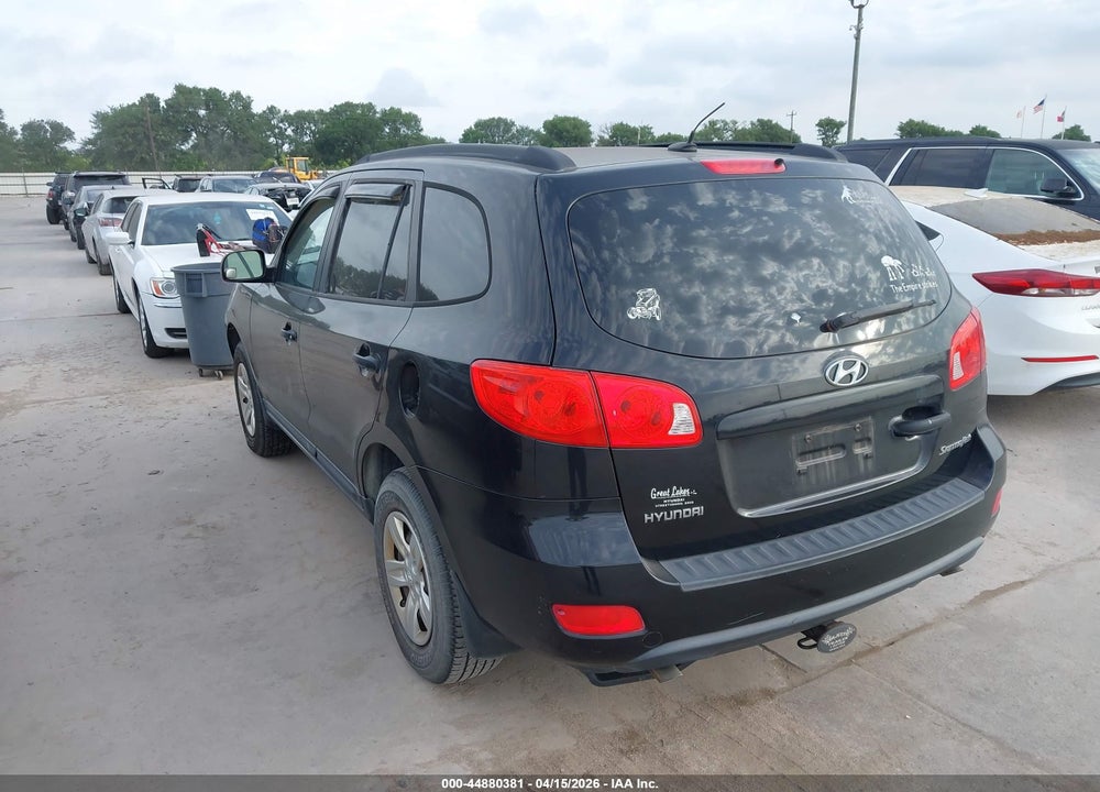 2009 HYUNDAI SANTA FE GLS VIN: 5NMSG13D29H318742