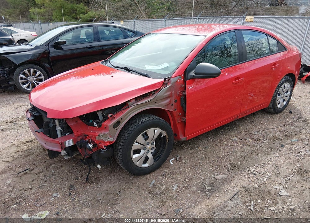 2015 CHEVROLET CRUZE L MANUAL VIN: 1G1P15SH6F7165006