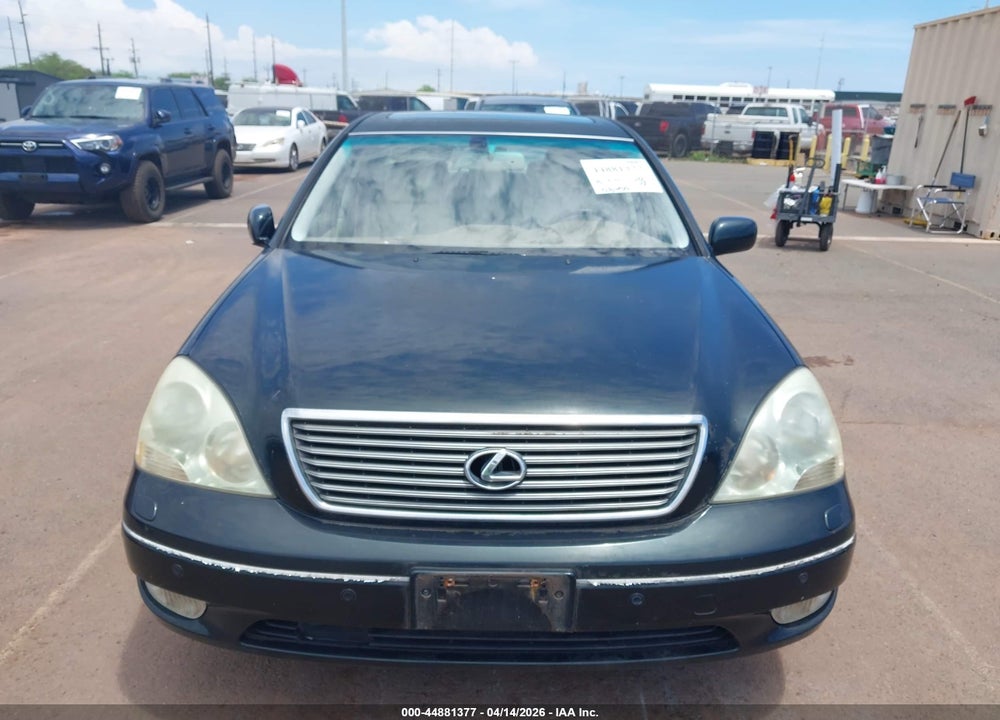 2001 LEXUS LS 430 VIN: JTHBN30F510020860