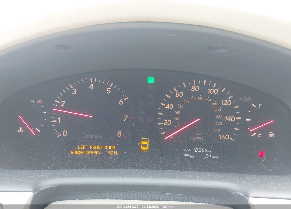 2001 LEXUS LS 430 VIN: JTHBN30F510020860