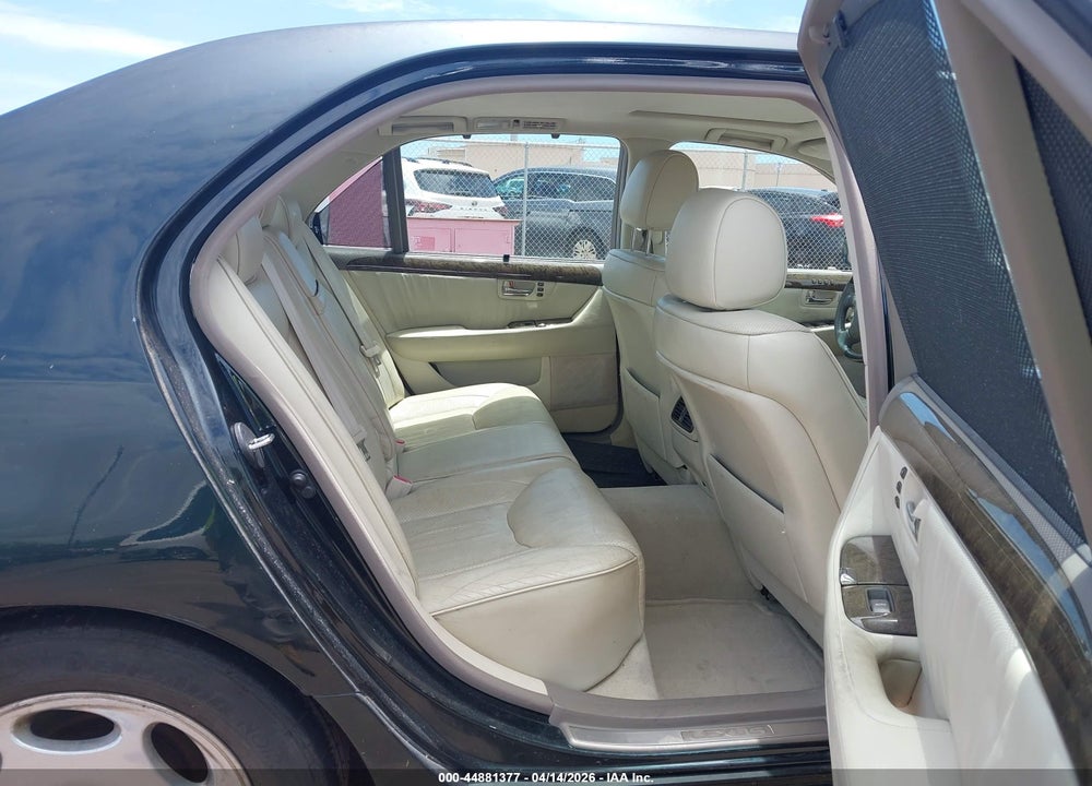 2001 LEXUS LS 430 VIN: JTHBN30F510020860